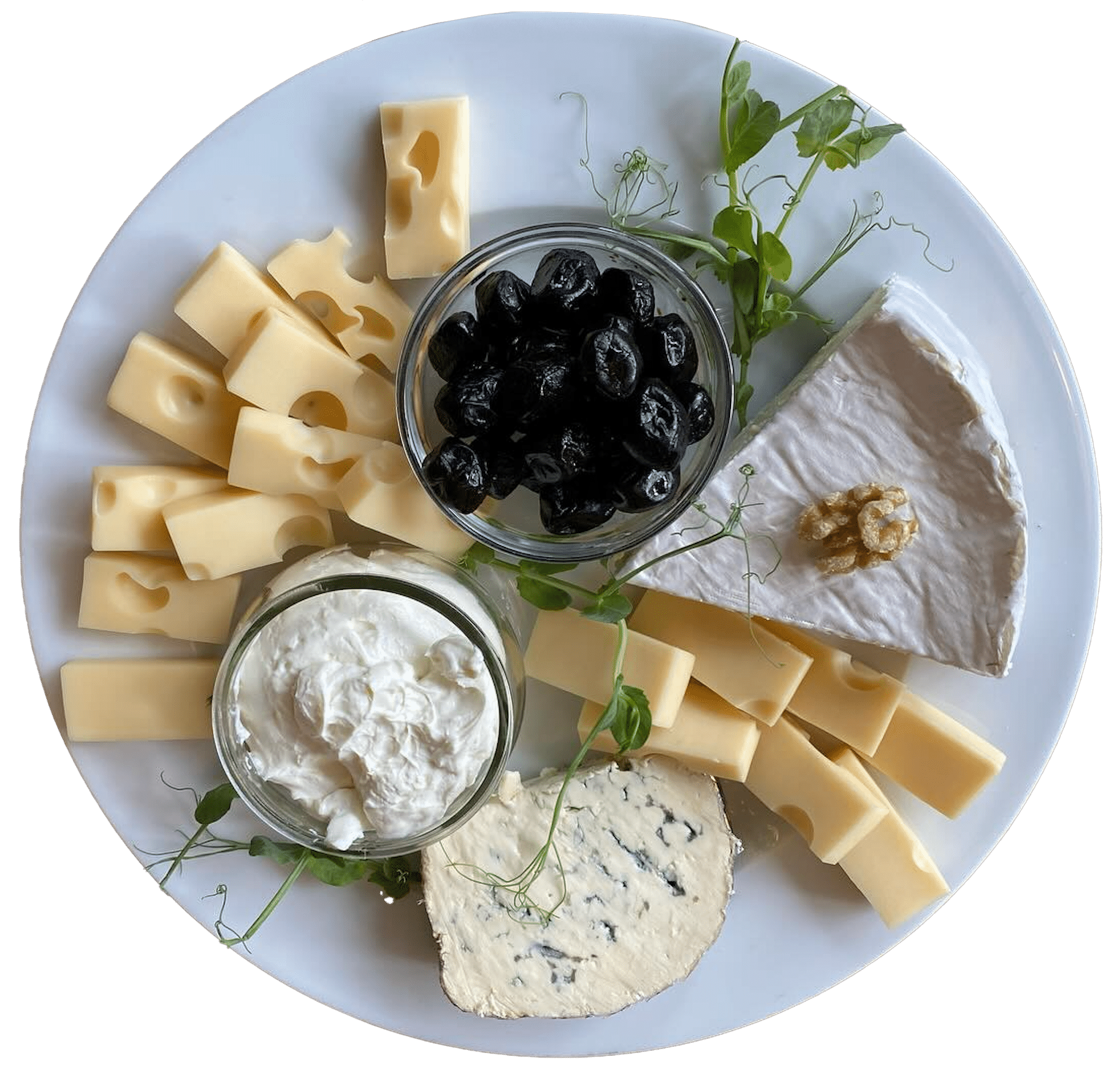 ostebutik med tapas tallerken